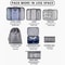 7 Piece Travel Packing Cubes Set Organizer And Compression Bags 1