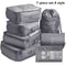 7 Piece Travel Packing Cubes Set Organizer And Compression Bags 8