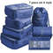 7 Piece Travel Packing Cubes Set Organizer And Compression Bags 12