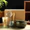 6 Piece Japanese Matcha Tea Set With Bamboo Whisk Bowl Accessories 6