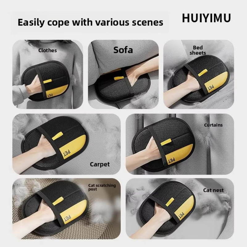 Soft Silicone Pet Hair Remover Gloves For Cats  Dogspet 4
