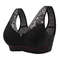 PlusSize Front Zip Sports Bra Cotton Support Tank 8