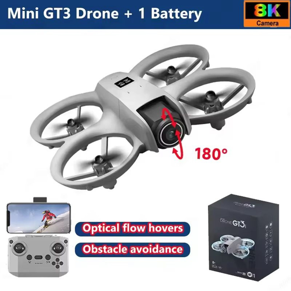 GT3 Foldable GPS Drone With 8K Dual HD Cameras  Obstacle Avoidance 6
