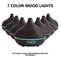 550ml Essential Oil Diffuser  Wood Grain USB Aroma Humidifier With Remote  7Color LED Lights 1