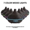 550ml Essential Oil Diffuser Wood Grain USB Aroma Humidifier With Remote 7Color LED Lights 1
