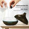 550ml Essential Oil Diffuser  Wood Grain USB Aroma Humidifier With Remote  7Color LED Lights 3