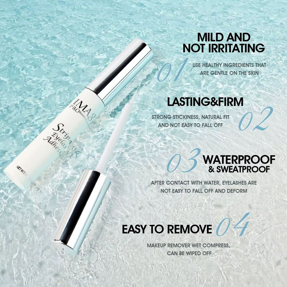 IMAGIC Eyelash Extension Glue  5ml FastDry Waterproof Transparent Adhesive For False Lashes 1