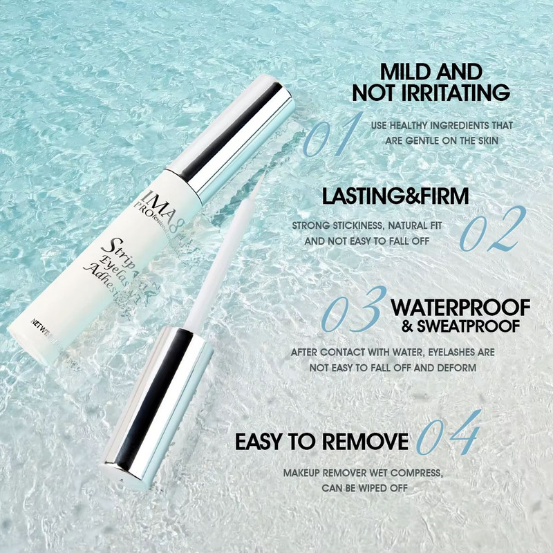IMAGIC Eyelash Extension Glue  5ml FastDry Waterproof Transparent Adhesive For False Lashes 1