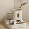 Automatic Pet Feeder And Water Dispenser Large Capacity Dog Cat Food Bowl With Water Fountain 3