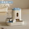 Automatic Pet Feeder And Water Dispenser  Large Capacity Dog  Cat Food Bowl With Water Fountain 8