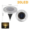 Solar Disk Garden Lights Waterproof LED Outdoor Pathway Landscape Lighting 9