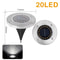 Solar Disk Garden Lights Waterproof LED Outdoor Pathway Landscape Lighting 8