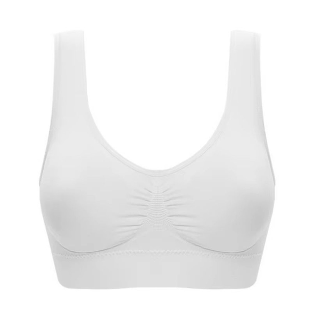 Seamless NoPad Sports Bra  Breathable Lightweight Bralette For Yoga  Fitness 5