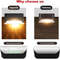 Solar LED Step Lights  Warm White Waterproof Outdoor Lighting For Stairs Patio  Fence 1