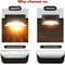 Solar LED Step Lights Warm White Waterproof Outdoor Lighting For Stairs Patio Fence 1