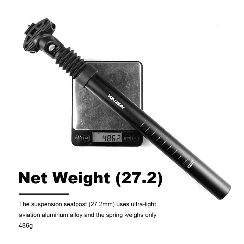 WG23A MTB Suspension Seatpost  ShockAbsorbing Dropper Post For Mountain Bikes 272318mm 5