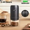 Rechargeable Electric Coffee Grinder 1800mAh Portable Burr Grinder With 40 Adjustable Settings 0