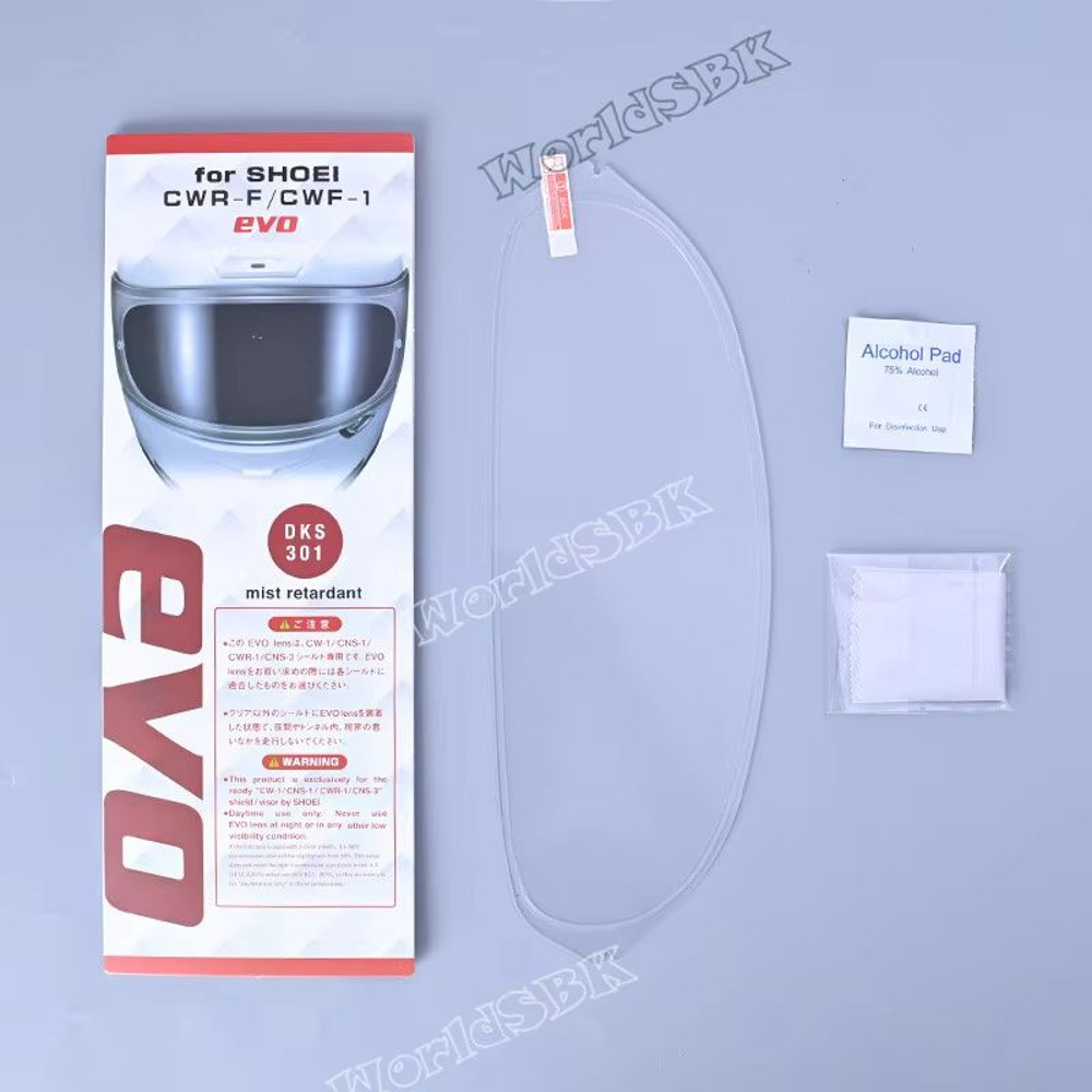AntiFog Helmet Visor Film  Clear Lens Insert For SHOEI Z7 NXR RF1200 GTAir CNS1 And More 2