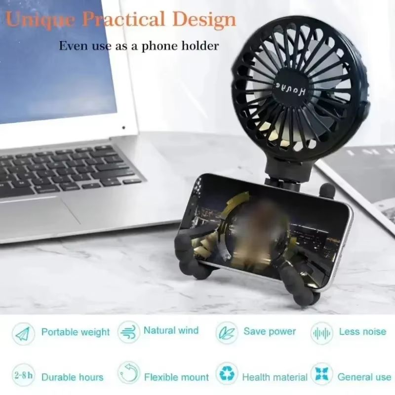 Compact Rechargeable Stroller Fan  Quiet USB Portable Fan For Baby  You 5