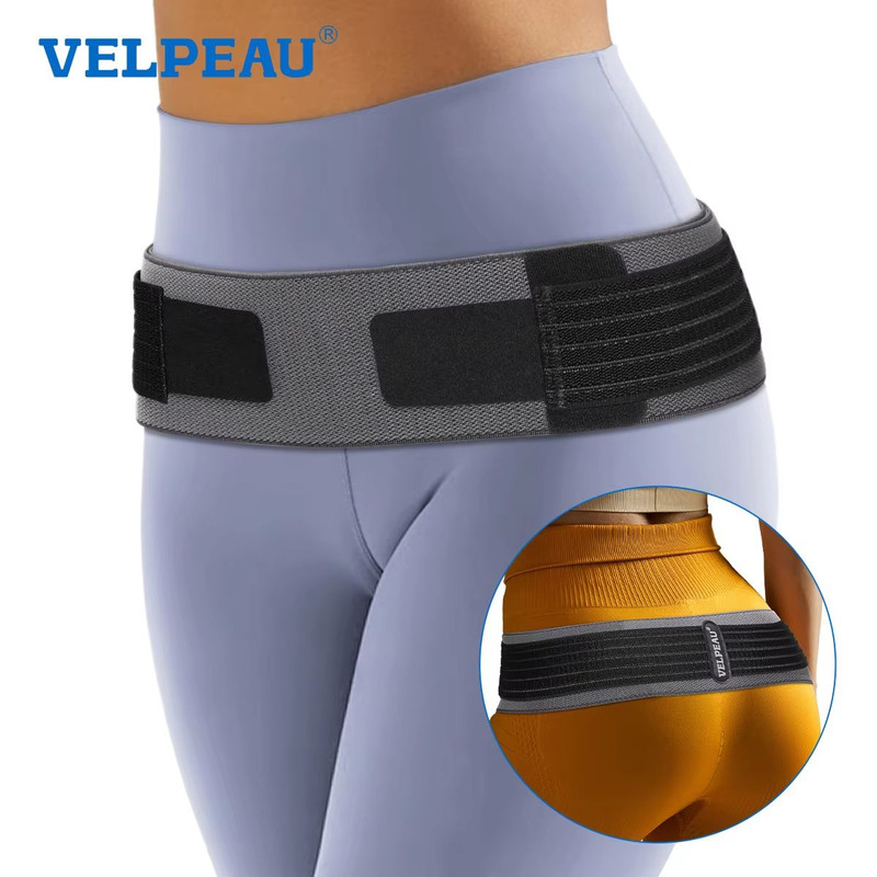 VELPEAU Supportive Sacroiliac Belt  Adjustable SI Joint Support Belt For Sciatica  Postpartum Recov 0