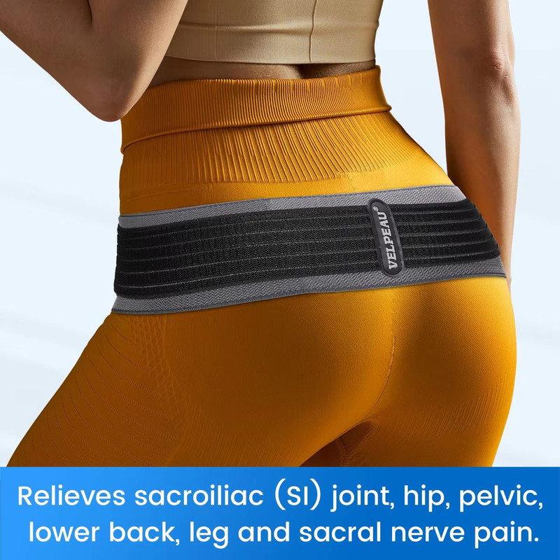 VELPEAU Supportive Sacroiliac Belt  Adjustable SI Joint Support Belt For Sciatica  Postpartum Recov 3