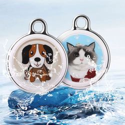 smart pet gps tracker collar - real-time waterproof gps pet tracker for dogs & cats