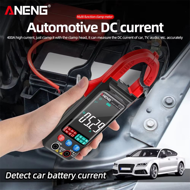 ANENG ST212 Color Screen Clamp Meter  AC DC Digital Multimeter With NCV And Temperature 1