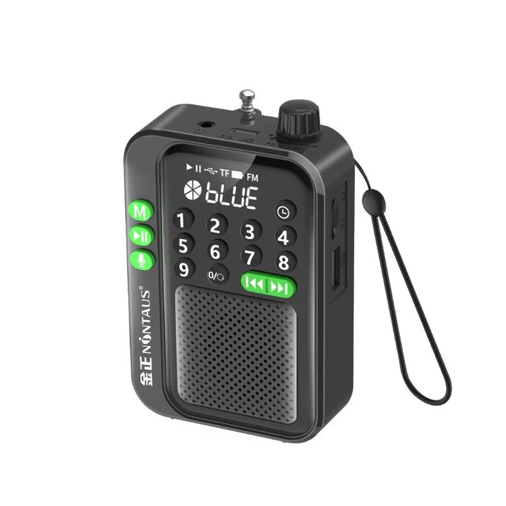 CompactTune 5W Portable FM Radio  Bluetooth Speaker  Mini MP3 Player With TF Card Support 6