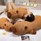 Giant Kawaii Capybara Plush Pillow UltraSoft Cuddly Friend For All Ages 2