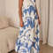 Boho Breeze Printed Slip Dress  Lightweight Vacation Sundress For Effortless Style 3