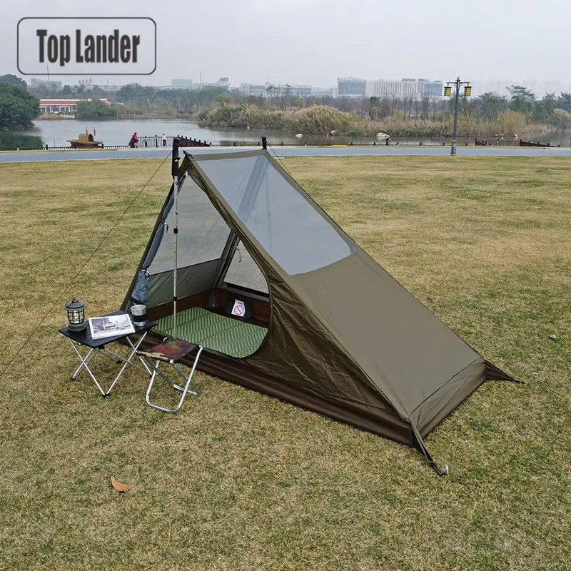 AiryMesh Ultralight Solo Tent  Fast Setup MosquitoProof And BackpackReady Shelter 1