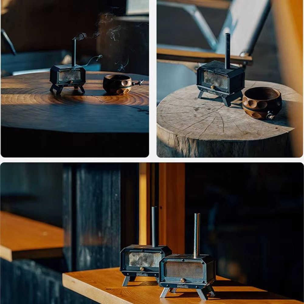 Springhill Foldable Mini Wood Stove  Incense Burner For Outdoor And Indoor Use 1