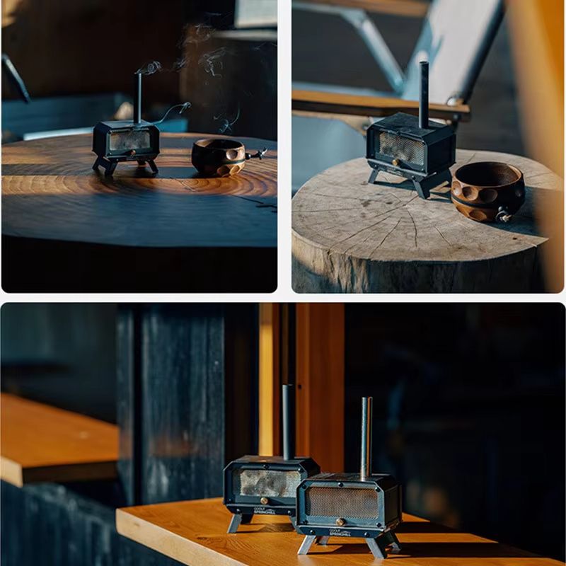 Springhill Foldable Mini Wood Stove  Incense Burner For Outdoor And Indoor Use 1