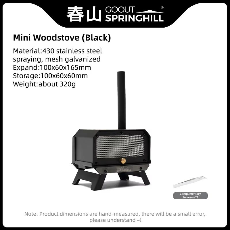 Springhill Foldable Mini Wood Stove  Incense Burner For Outdoor And Indoor Use 9