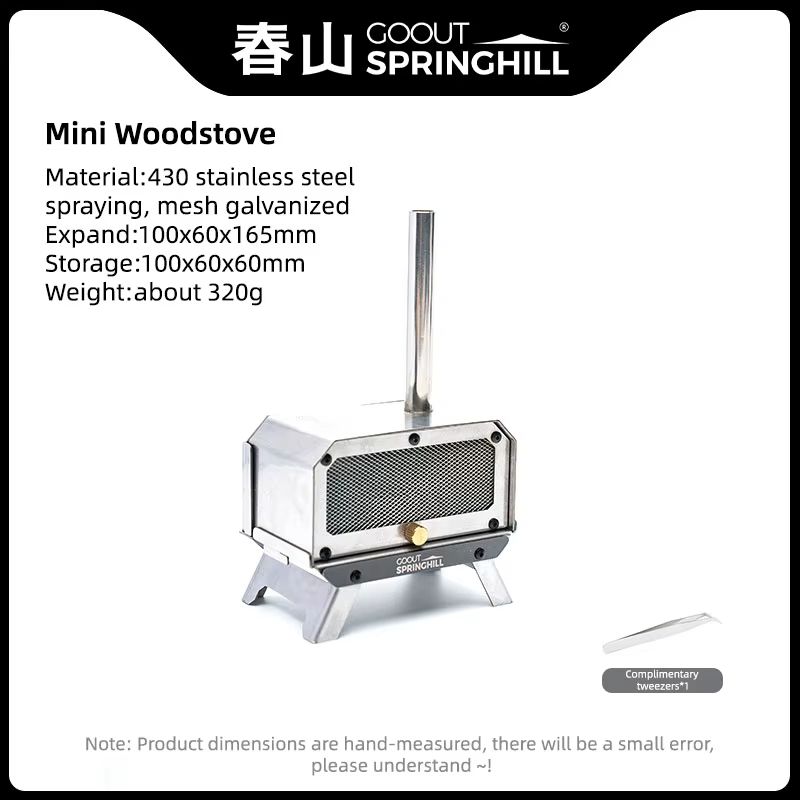 Springhill Foldable Mini Wood Stove  Incense Burner For Outdoor And Indoor Use 6
