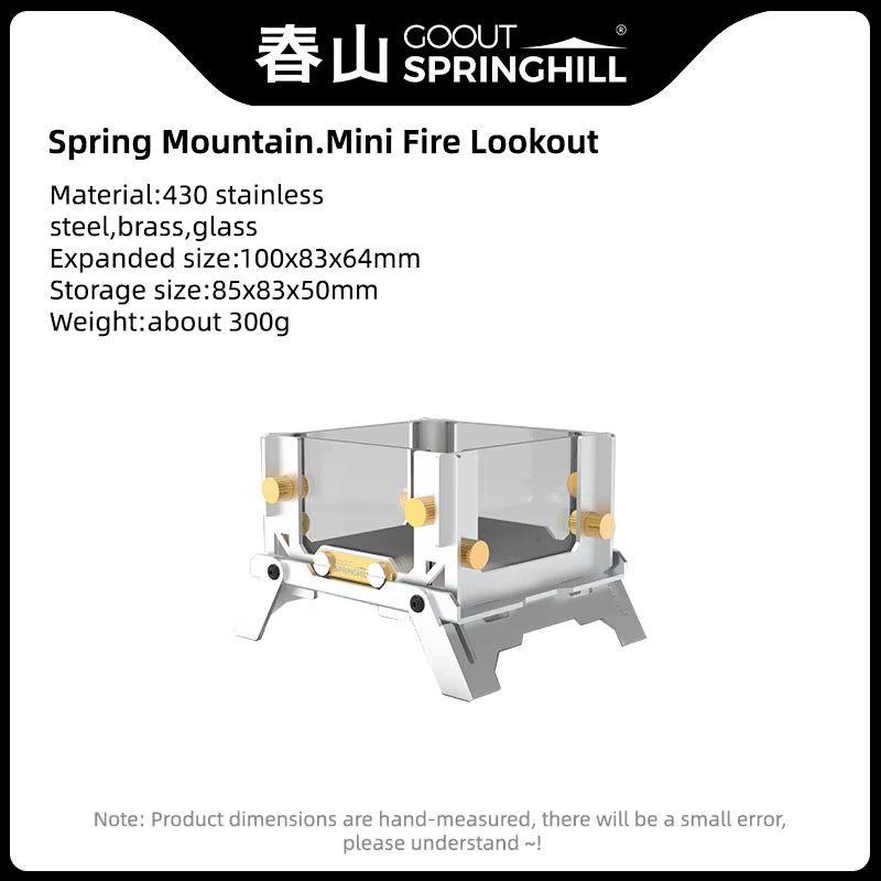 Springhill Foldable Mini Wood Stove  Incense Burner For Outdoor And Indoor Use 8