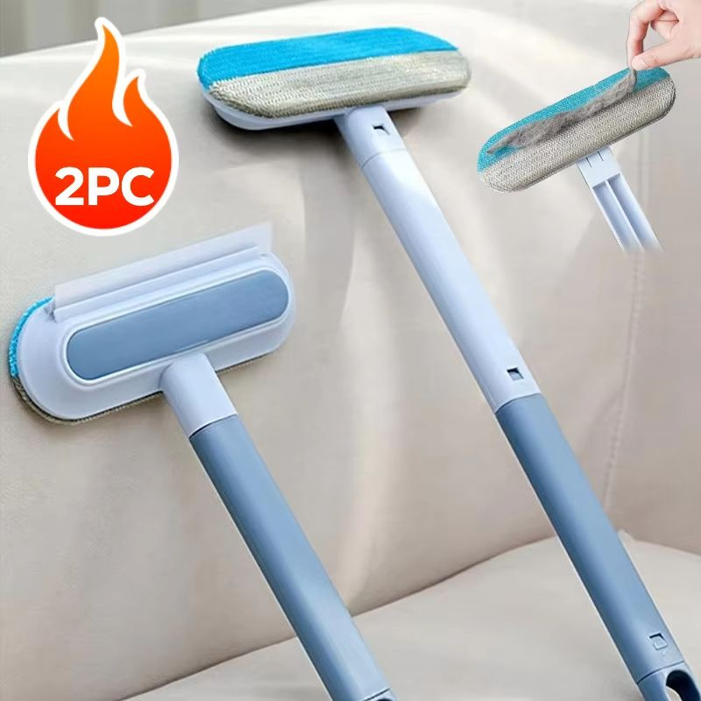 FurSweep 3in1 Pet Hair Remover  MultiSurface Cleaning Brush 0