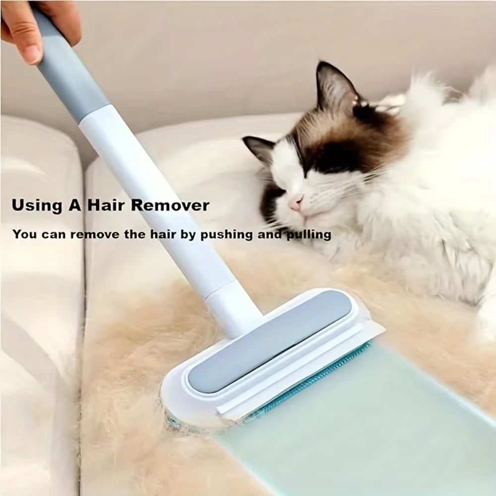 FurSweep 3in1 Pet Hair Remover  MultiSurface Cleaning Brush 1