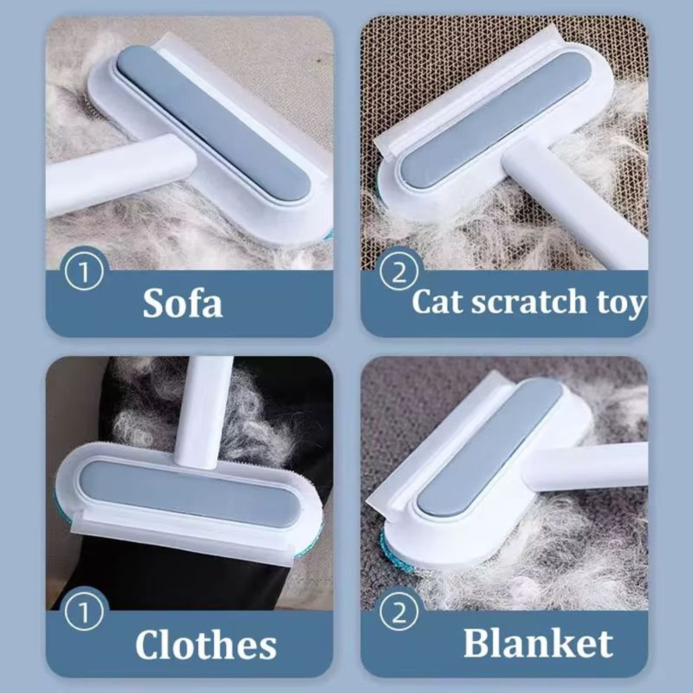 FurSweep 3in1 Pet Hair Remover  MultiSurface Cleaning Brush 2