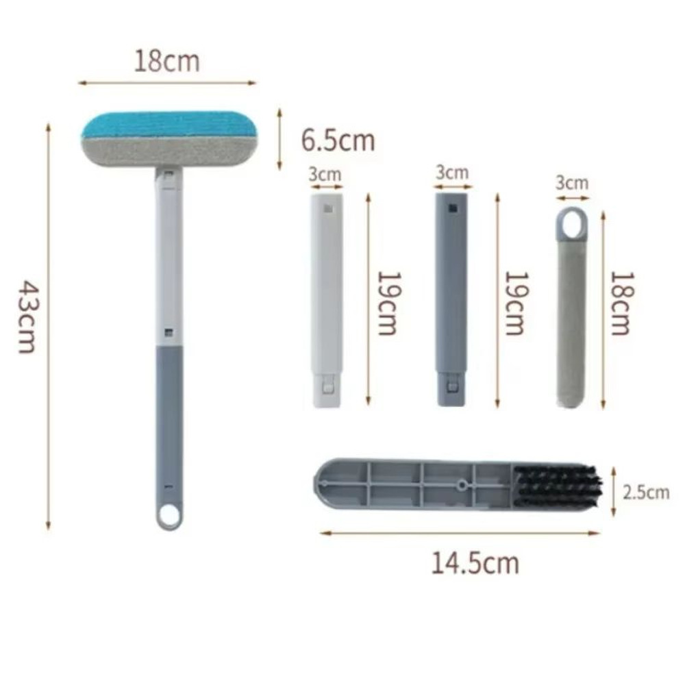 FurSweep 3in1 Pet Hair Remover  MultiSurface Cleaning Brush 5