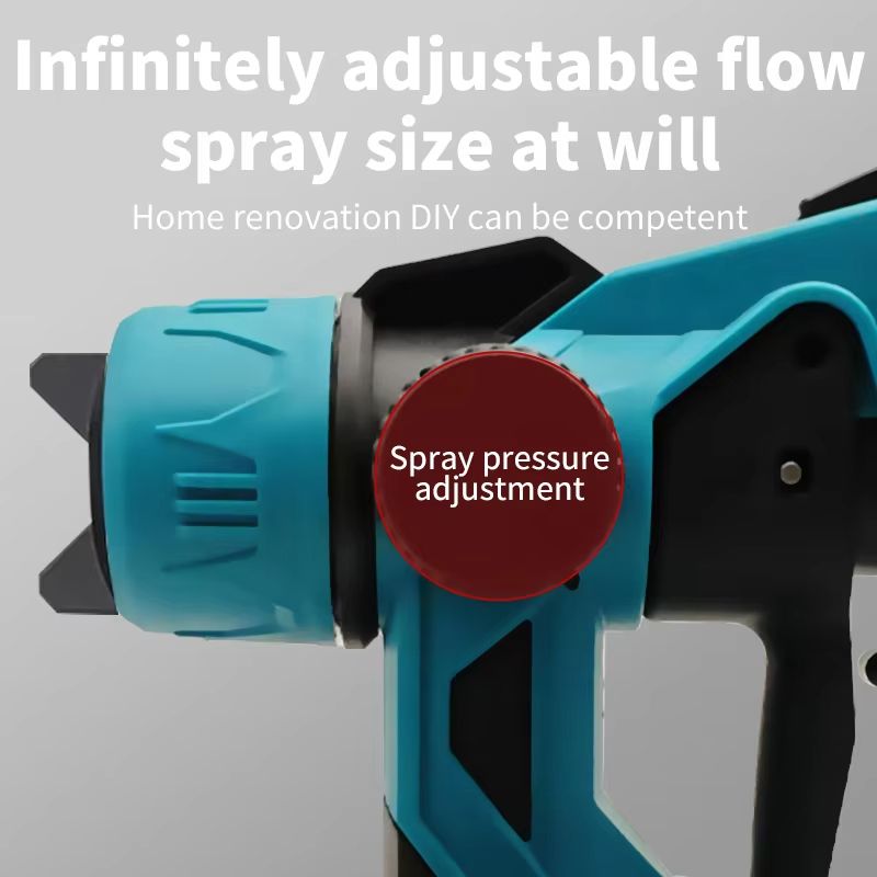 PowerFlow 1000ML Cordless Electric Paint Sprayer For Makita Battery 1