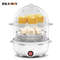 EggEase DoubleLayer Electric Egg Cooker  Steamer 0