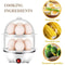 EggEase DoubleLayer Electric Egg Cooker Steamer 1