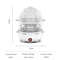EggEase DoubleLayer Electric Egg Cooker  Steamer 5