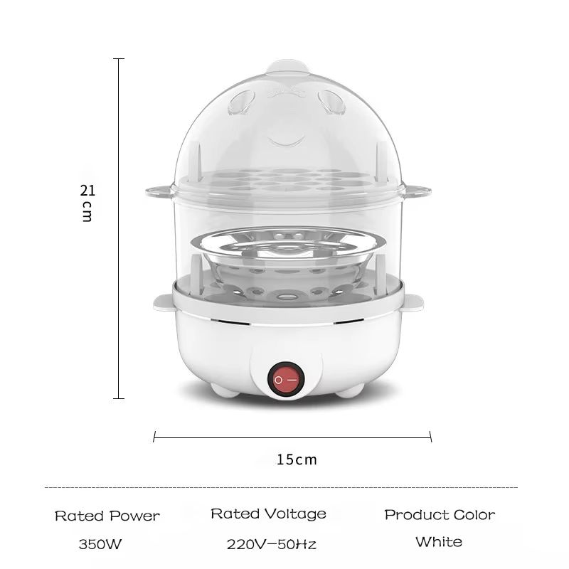 EggEase DoubleLayer Electric Egg Cooker  Steamer 5