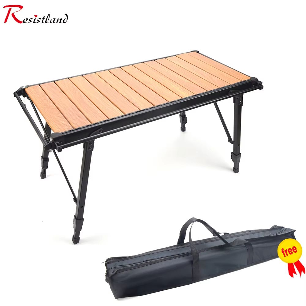 TrailFlex IGT Folding Camp Table With Removable Gas Stove Slot 10