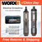 Worx WX242 Smart Cordless Electric Screwdriver Kit 30Bit USB Rechargeable Set 0
