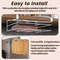 Stainless Steel Under Cabinet Cutting Board  Pot Lid Organizer Rack 2