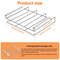 Stainless Steel Under Cabinet Cutting Board  Pot Lid Organizer Rack 5