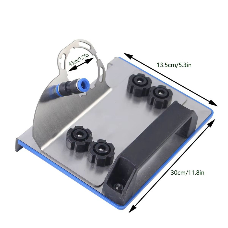 Stainless Steel Chamfer Tool For Angle Grinders  45Degree Ceramic Tile Edge Smoother Fits 100Type M 6